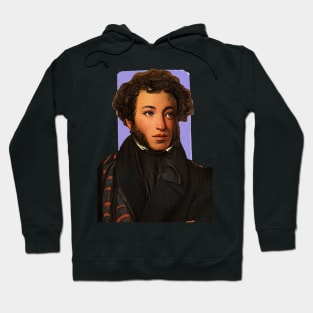 Russian Poet Alexander Pushkin illustration Hoodie